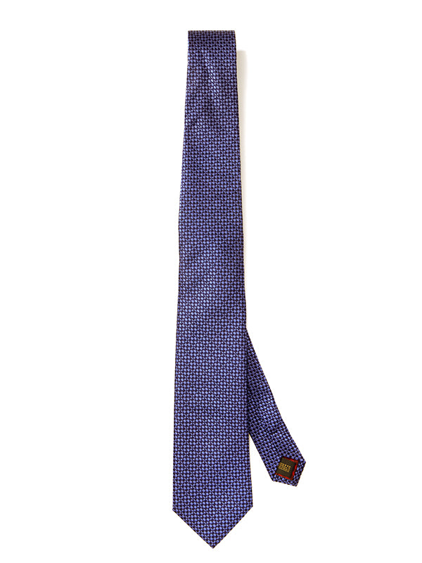 Campania Structure Navy Silk Tie