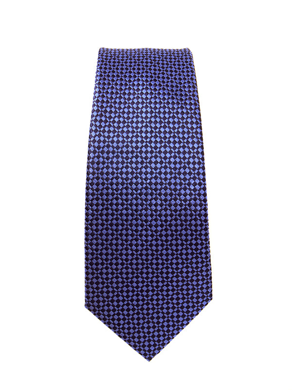 Campania Structure Navy Silk Tie