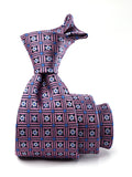 Florentine Minimal Medium Pink Silk Tie