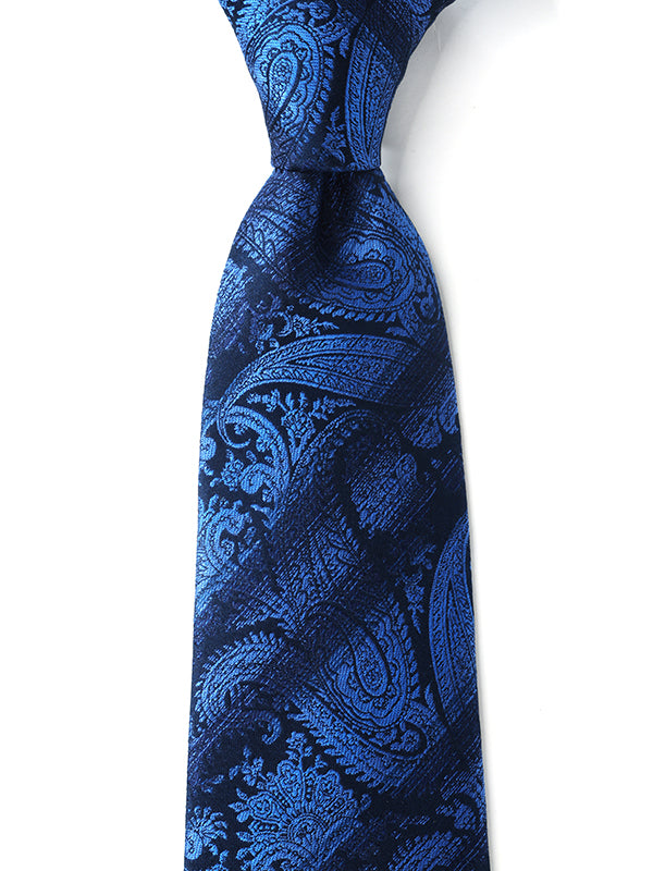 Torino All Over Navy Silk Tie
