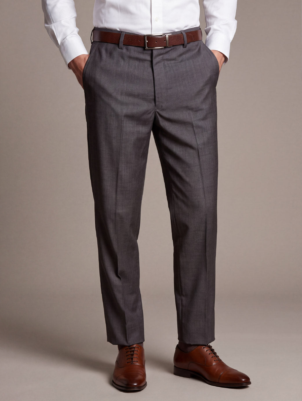 Trivero Dove Grey Tailored Fit Trouser