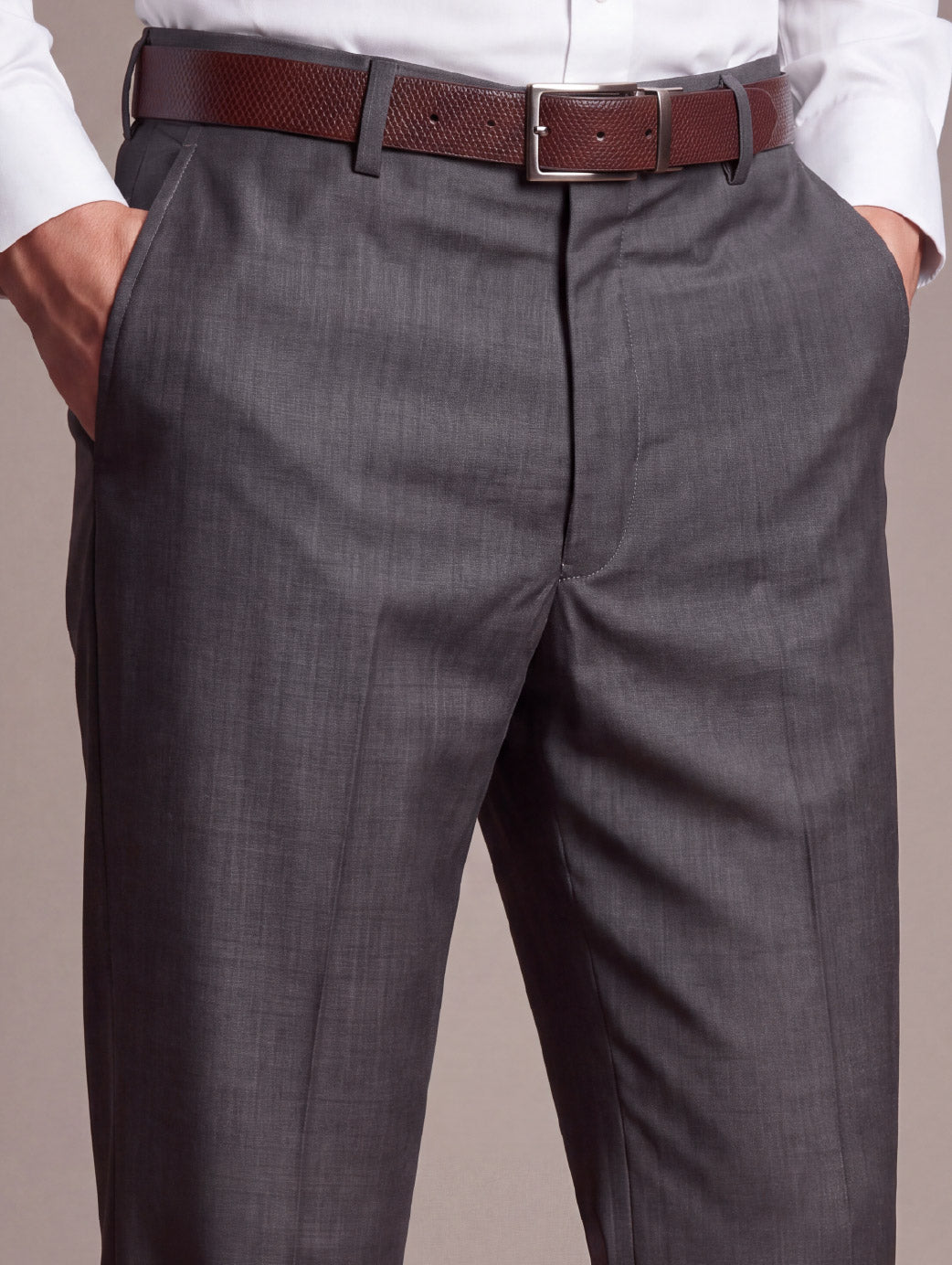 Trivero Dove Grey Tailored Fit Trouser