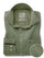 Starka Dobby Garment Dyed Olive Full Sleeve Tailored Fit Casual Cotton Shirt