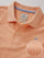 z3 Polo Garment Dyed Peach Solid Tailored Fit Casual Cotton T-Shirt