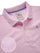 z3 Polo Garment Dyed Pink Solid Tailored Fit Casual Cotton T-Shirt