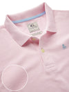z3 Polo Garment Dyed Pink Solid Tailored Fit Casual Cotton T-Shirt
