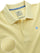z3 Polo Garment Dyed Yellow Solid Tailored Fit Casual Cotton T-Shirt