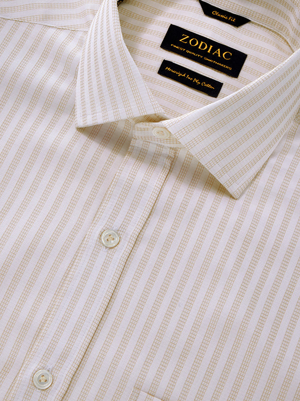 Buy Da Vinci Sand Solid Full Sleeve Double Cuff Classic Fit Classic Formal Two Ply Mercerized Cotton Shirt | Zodiac Zodiac Finest Quality Clothing Buy Da Vinci Sand Solid Full Sleeve Double Cuff Classic Fit Classic Formal Two Ply Mercerized Cotton Shirt | Zodiac Zodiac Finest Quality Clothing