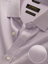 Matera Lilac Solid Full Sleeve Single Cuff Classic Fit Classic Formal Two Ply Mercerized Cotton Shirt