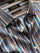 Vivace Blue Striped Full Sleeve Single Cuff Tailored Fit Semi Formal Silk Touch Egyptian Giza Cotton Shirt