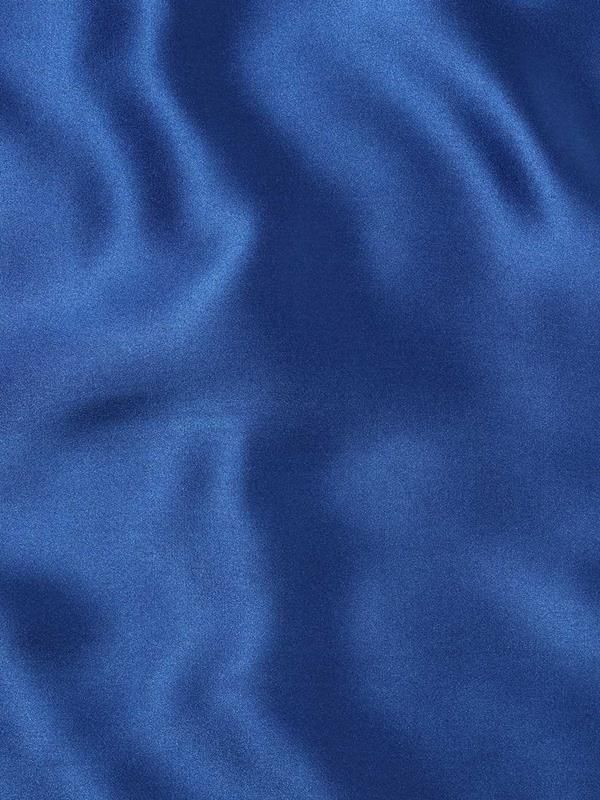 Navy/ Navy Solid Silk Pocket Square