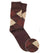 ZODIAC Brown Argyle Socks