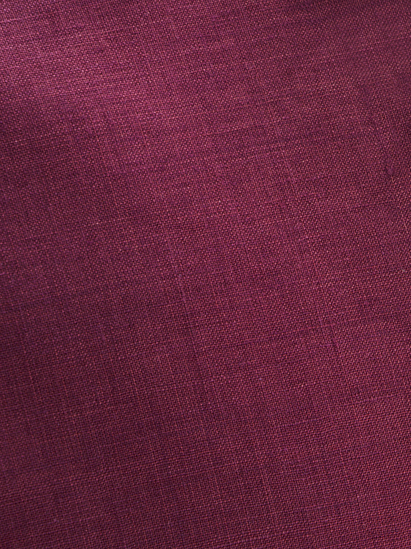 Positano Wine Pure Linen Sleeveless Jodhpuri