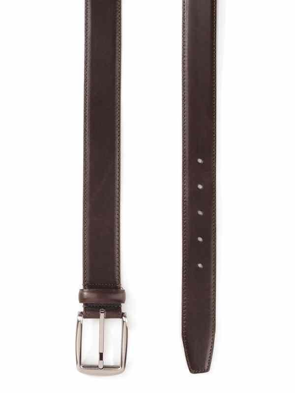 Solid Brown Classic Leather Belt