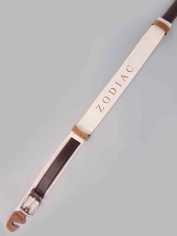 Solid Brown Classic Leather Belt