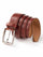Solid Tan Classic Leather Belt