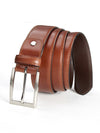 Tan Plain Leather Belt