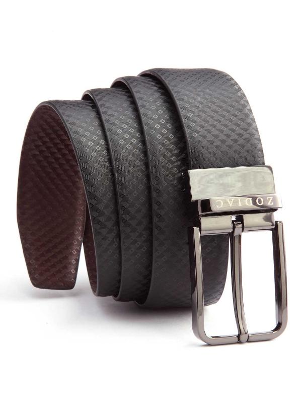Black/ Brown Reversible Leather Belt