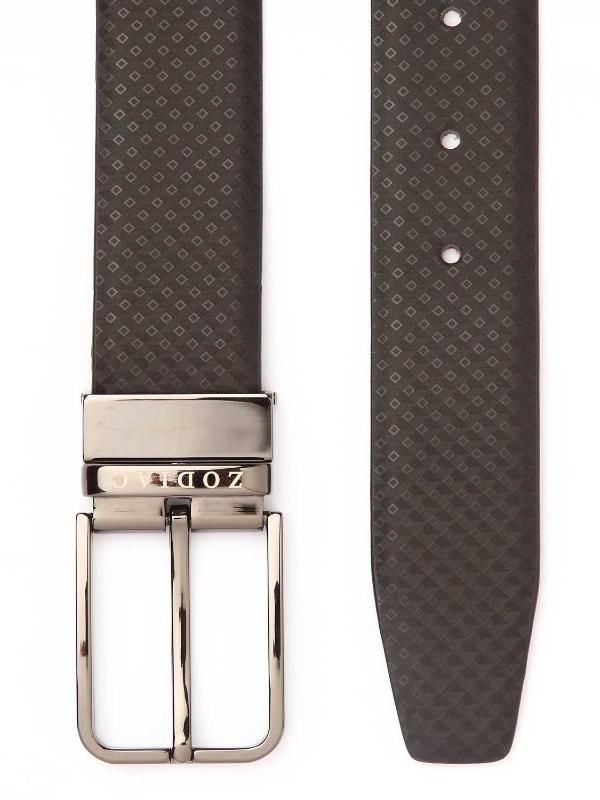 Black/ Brown Reversible Leather Belt