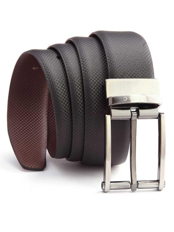 Black/ Brown Reversible Leather Belt