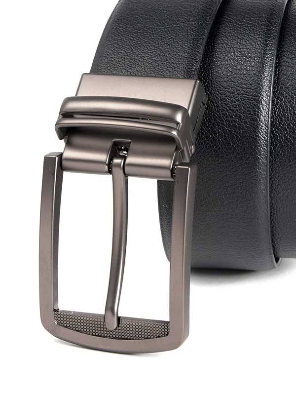 Black/Brown Reversible Leather Belt