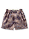 z3 Orange Check Tailored Fit Cotton Boxer Shorts