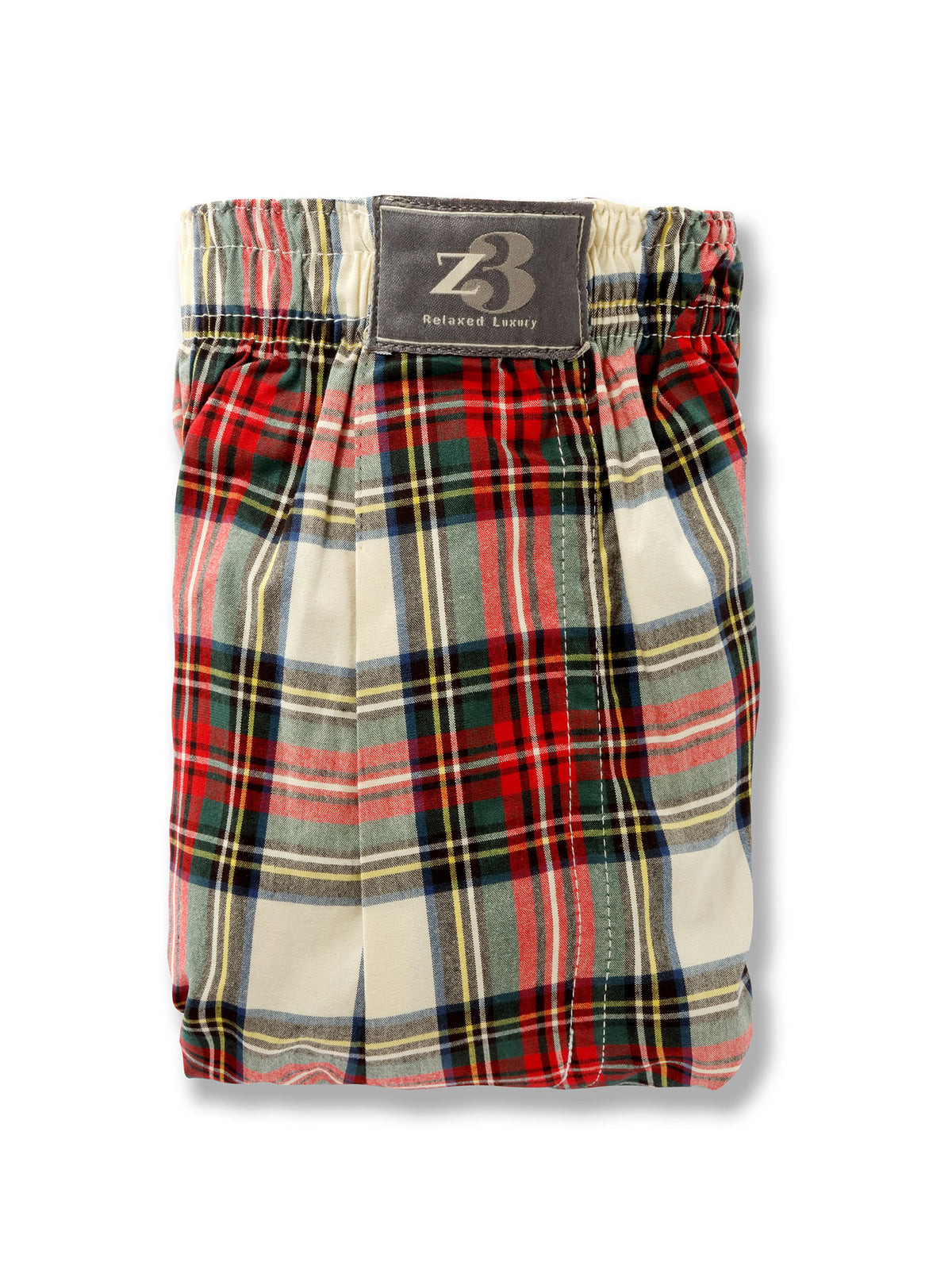 z3 Red Check Tailored Fit Cotton Boxer Shorts