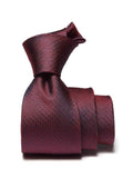 Campania Structure Dark Maroon Silk Tie