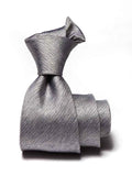 Campania Structure Medium Grey Silk Tie