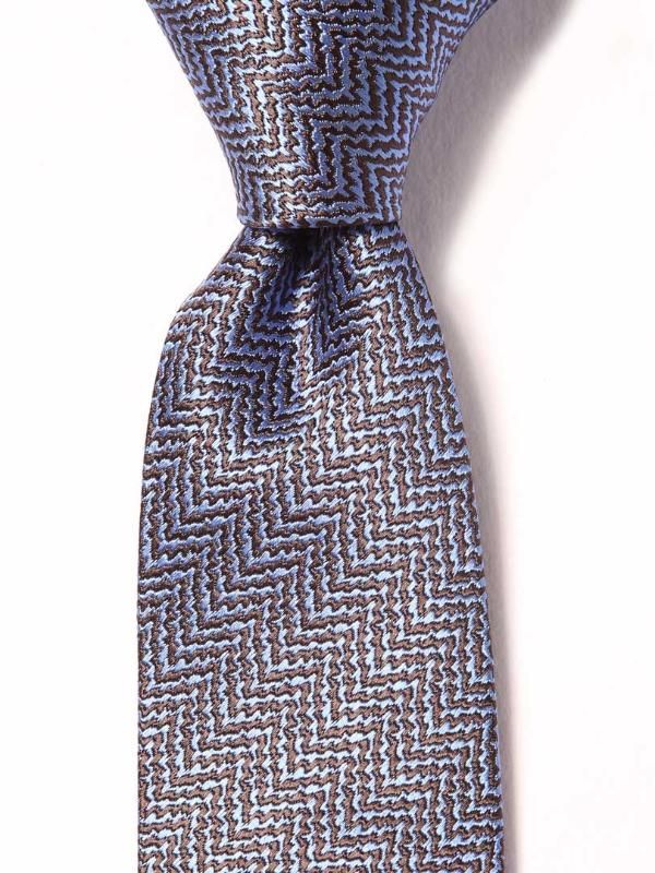 Campania Structure Navy Silk Tie