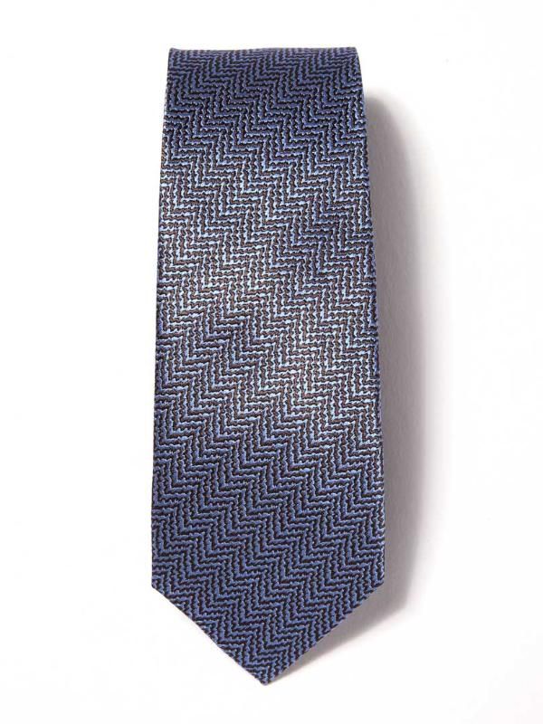 Campania Structure Navy Silk Tie