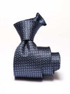 Campania Structure Medium Blue Silk Tie