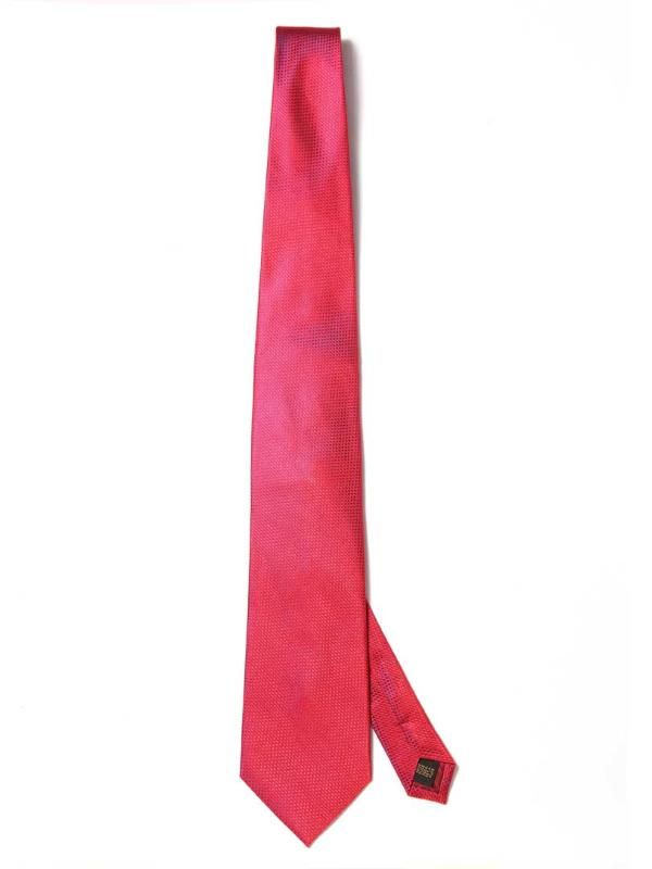 Campania Structure Medium Red Silk Tie