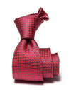 Campania Structure Medium Maroon Silk Tie