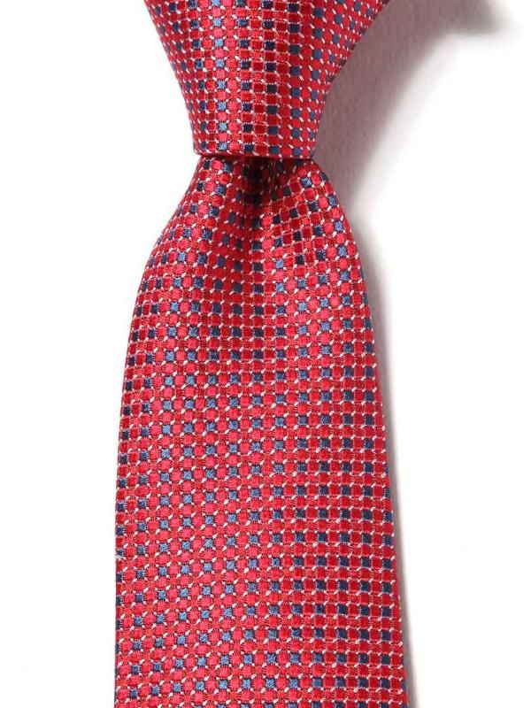 Campania Structure Medium Maroon Silk Tie