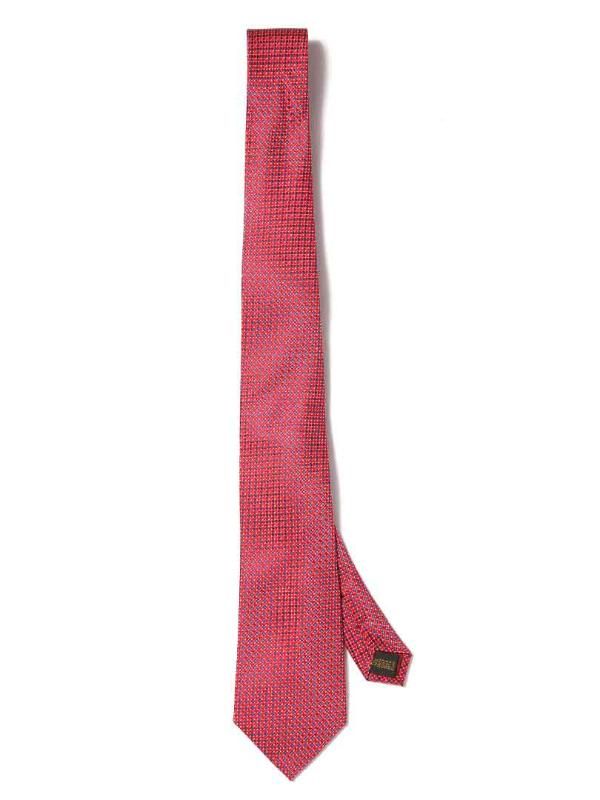 Campania Structure Medium Maroon Silk Tie