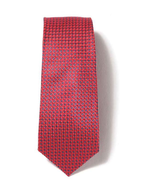 Campania Structure Medium Maroon Silk Tie
