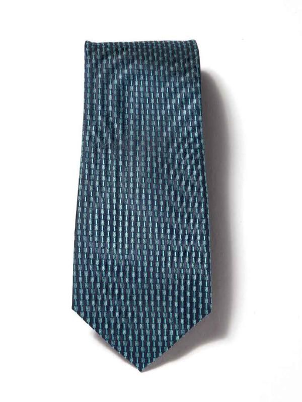 Campania Structure Dark Blue Silk Tie
