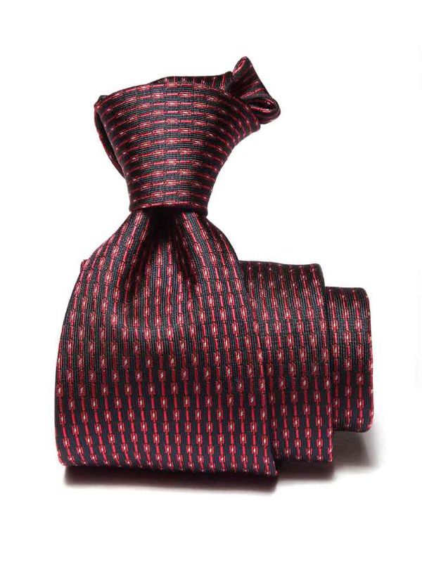 Campania Structure Navy Silk Tie