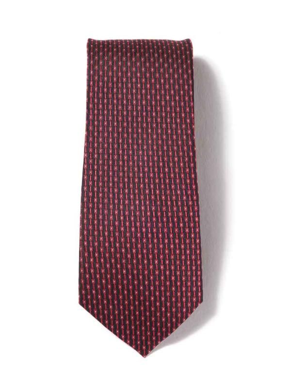 Campania Structure Navy Silk Tie