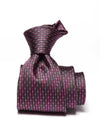 Campania Structure Dark Purple Silk Tie