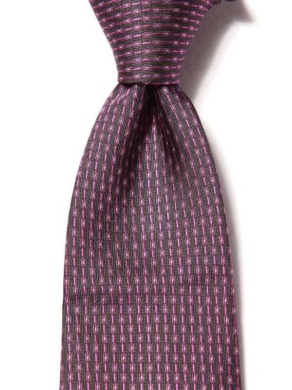 Campania Structure Dark Purple Silk Tie