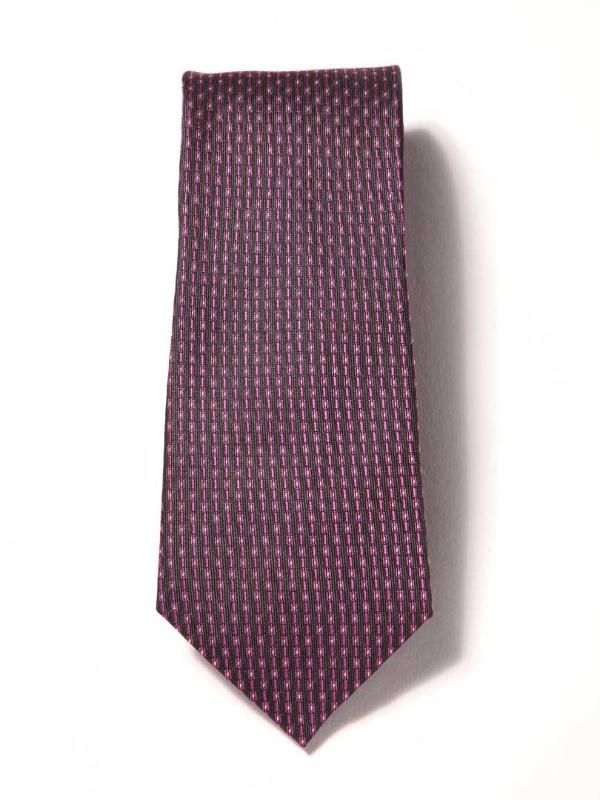Campania Structure Dark Purple Silk Tie
