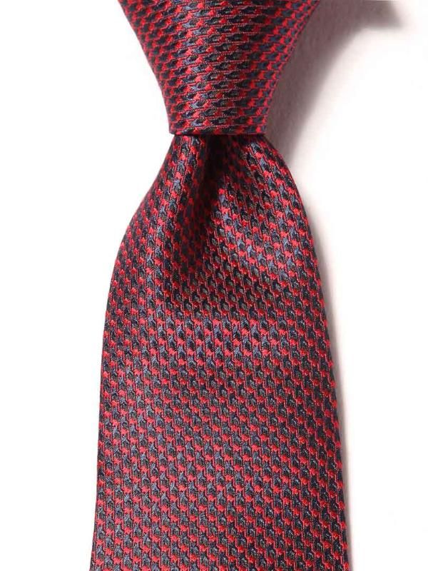 Campania Structure Medium Maroon Silk Tie