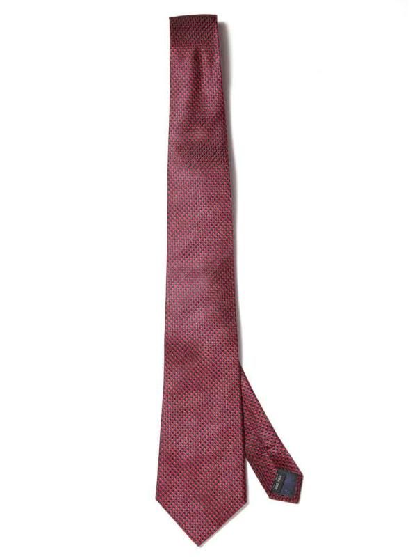 Campania Structure Medium Maroon Silk Tie