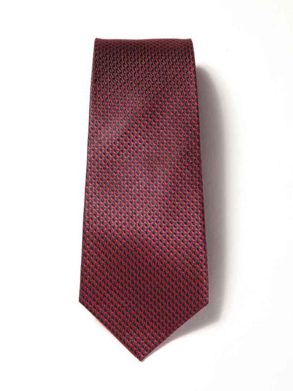 Campania Structure Medium Maroon Silk Tie