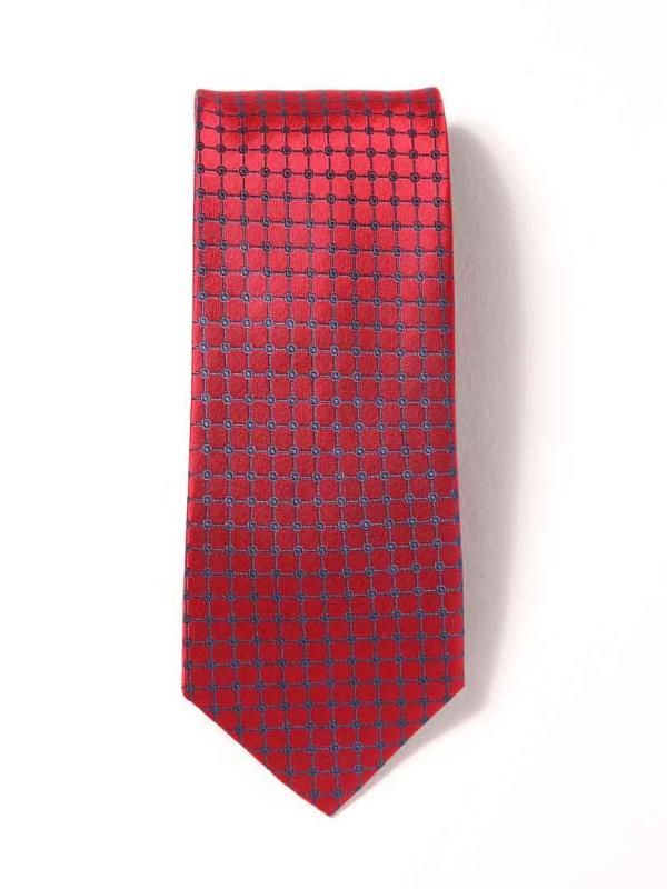 Campania Structure Dark Maroon Silk Tie
