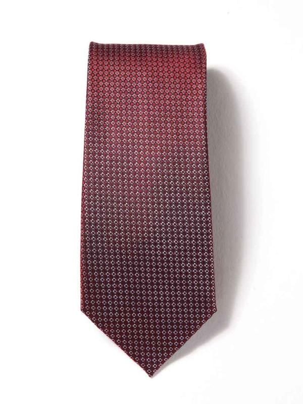 Campania Structure Dark Maroon Silk Tie