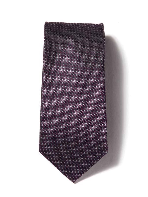 Campania Structure Dark Purple Silk Tie