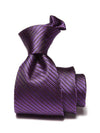 Campania Structure Dark Purple Silk Tie